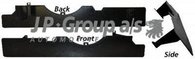 JP GROUP 8182600500 -  Теплозащитный экран